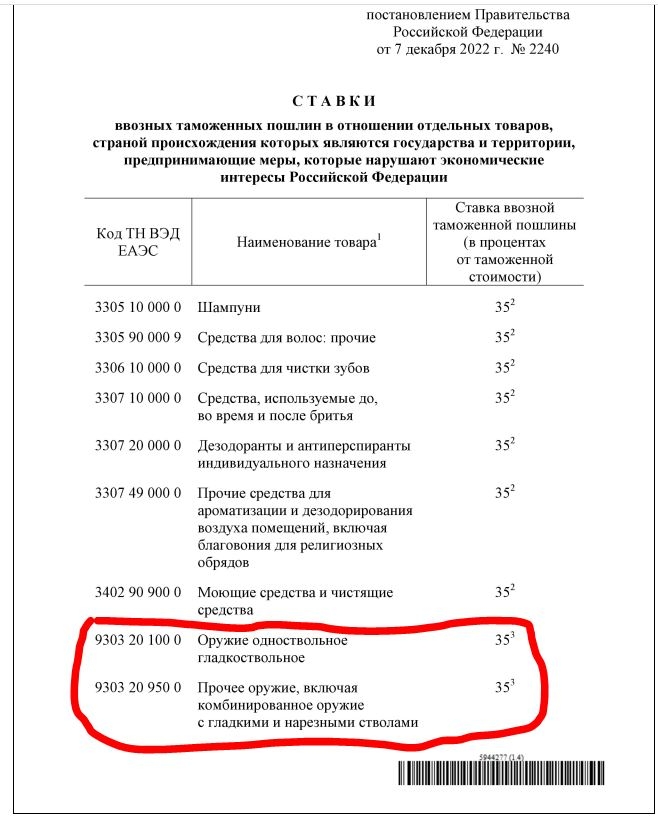 Постановление Правительства РФ №2240